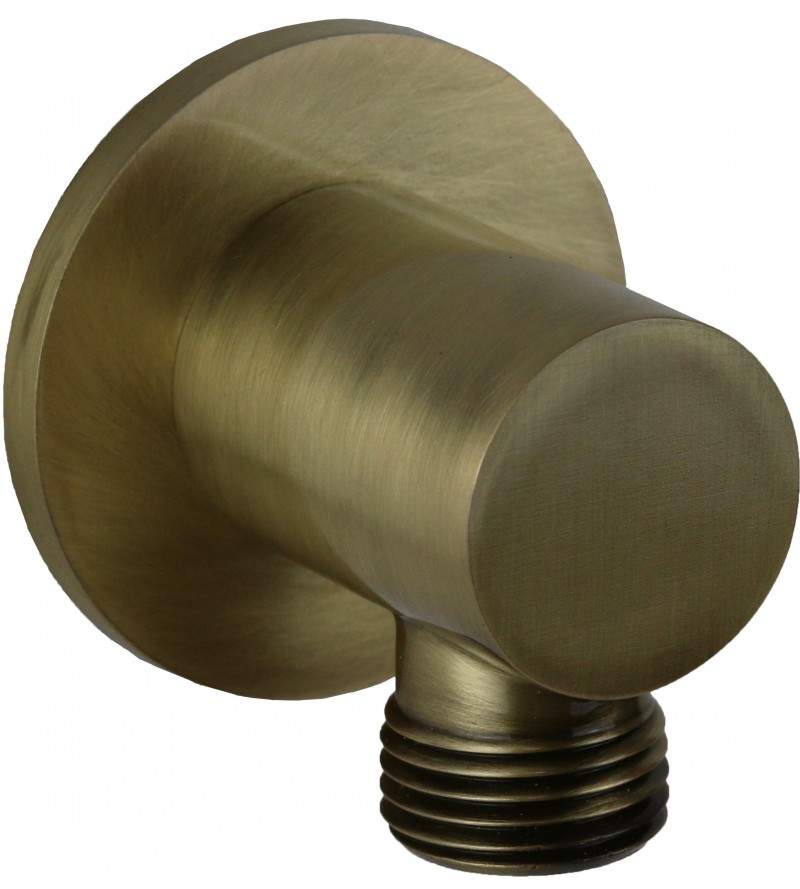 Round model water outlet in antique bronze colour Damast 15472