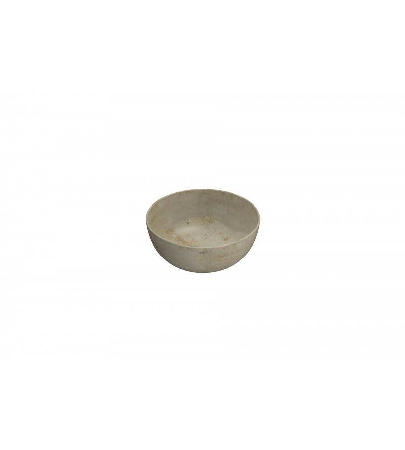 Countertop ceramic washbasin Ø 37 cm Globo T-EDGE B6T37
