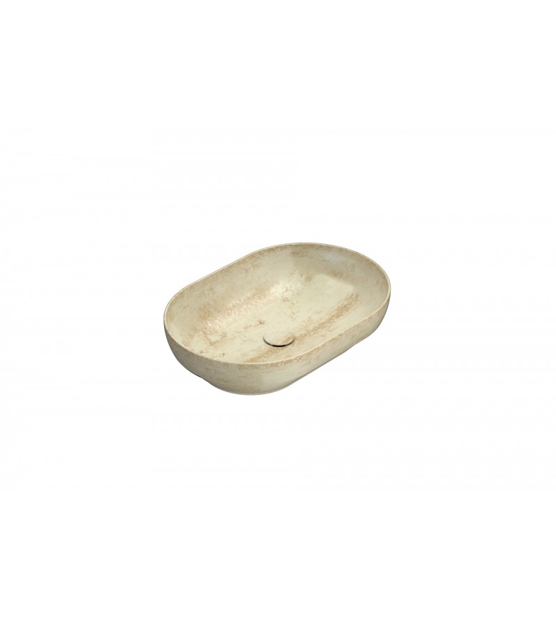 Lavabo in ceramica ovale da incasso 60.41 Globo T-EDGE B6O61