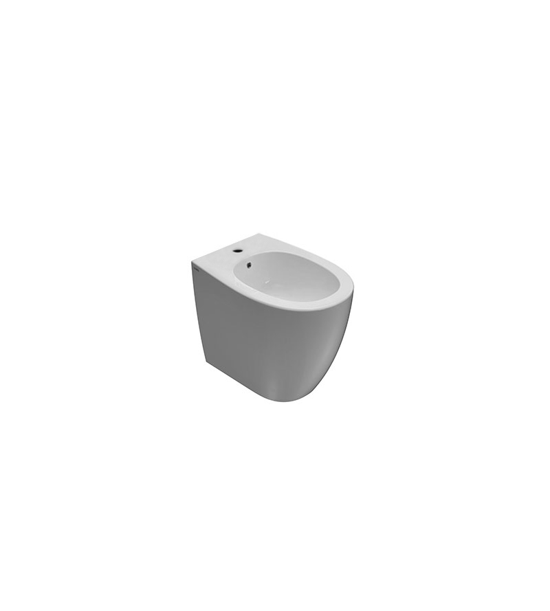 Back to wall ceramic bidet, back to wall installation 54.36 Globo 4ALL MD011