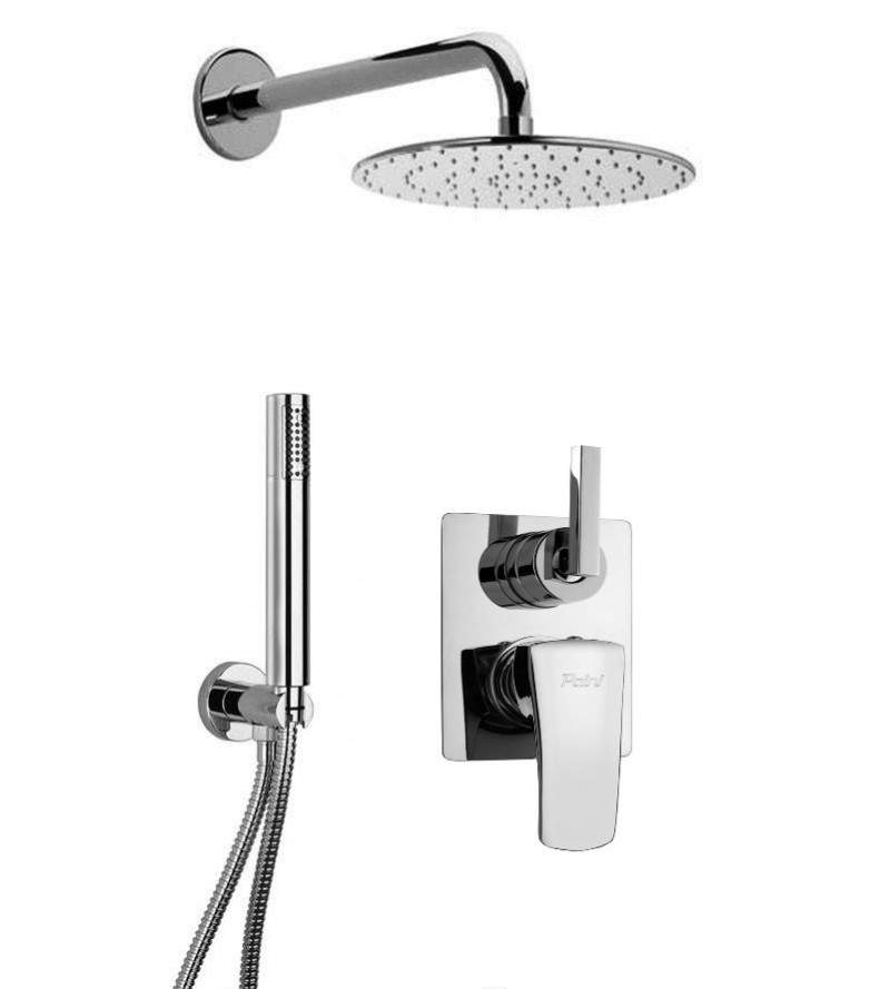 Complete shower kit in chrome color built-in body included Paini LADY 89CR433D