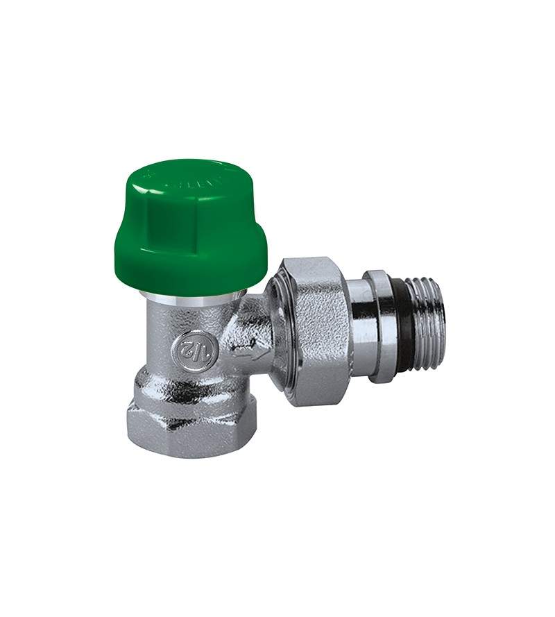 DYNAMICAL® - Angled dynamic thermostatic radiator valve fitted for thermostatic control  Caleffi 230