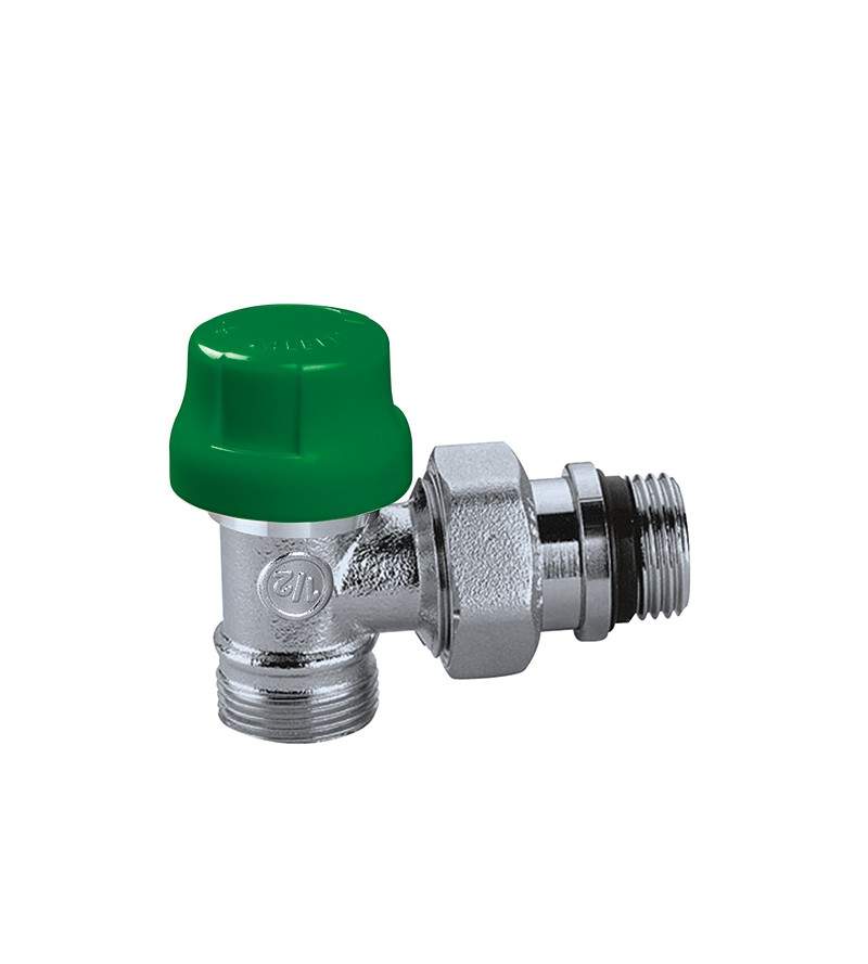 DYNAMICAL® - Angled thermostatic radiator valve fitted for thermostatic and electronic control heads Caleffi 232