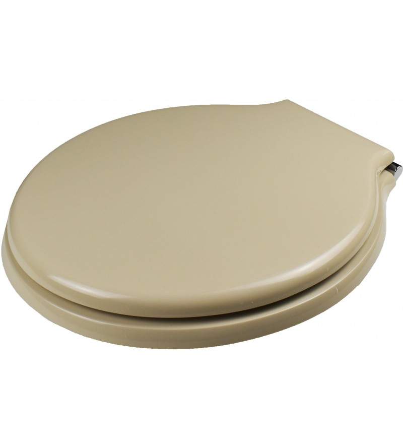 Spare toilet seat with champagne colored hinges for Montebianco Pozzi Ginori series Niclam N7/6