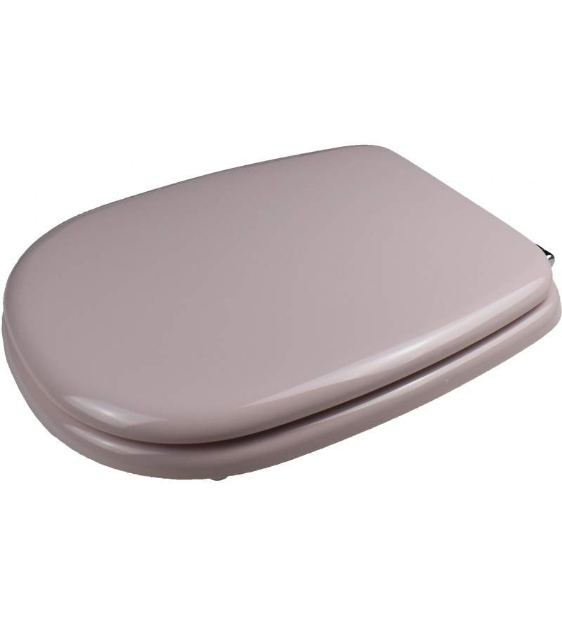 Toilet seat for Tesi Ideal Standard series vases in whispered pink Niclam N18/13