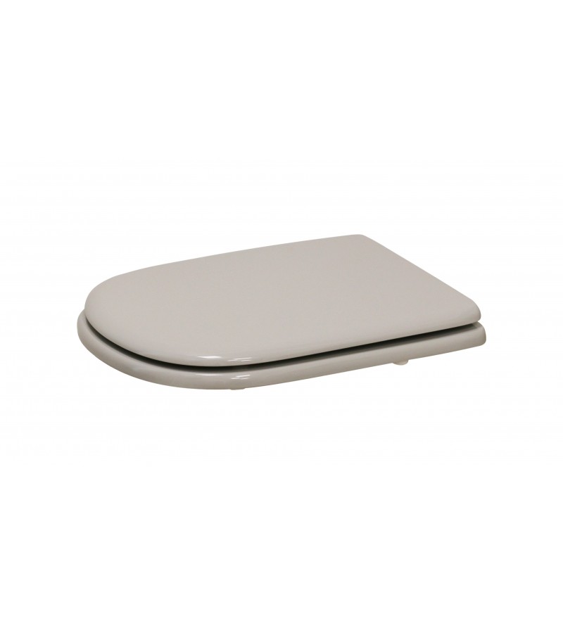 Replacement toilet seat in whisper gray color for Calla Ideal Standard toilets Niclam N6/9