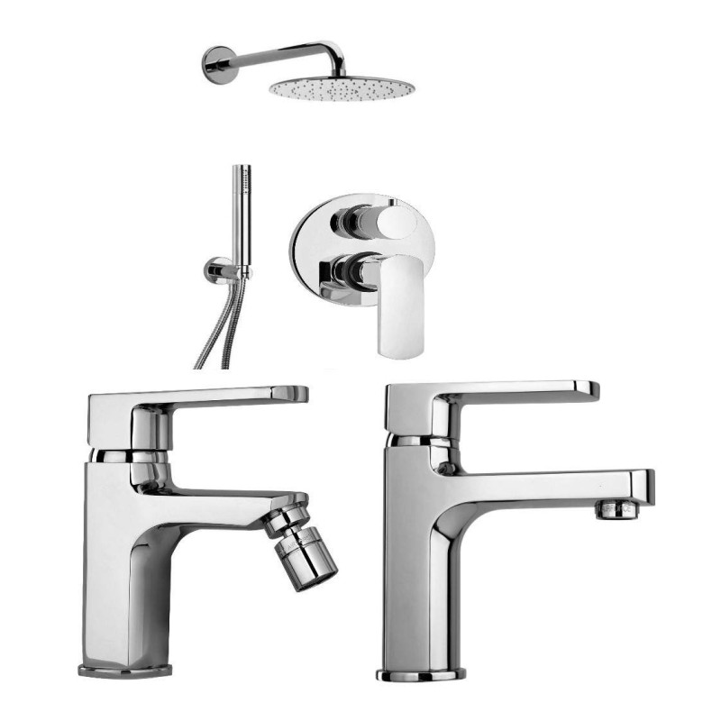 Complete package mixers and shower set Paini OVO KITOVO3