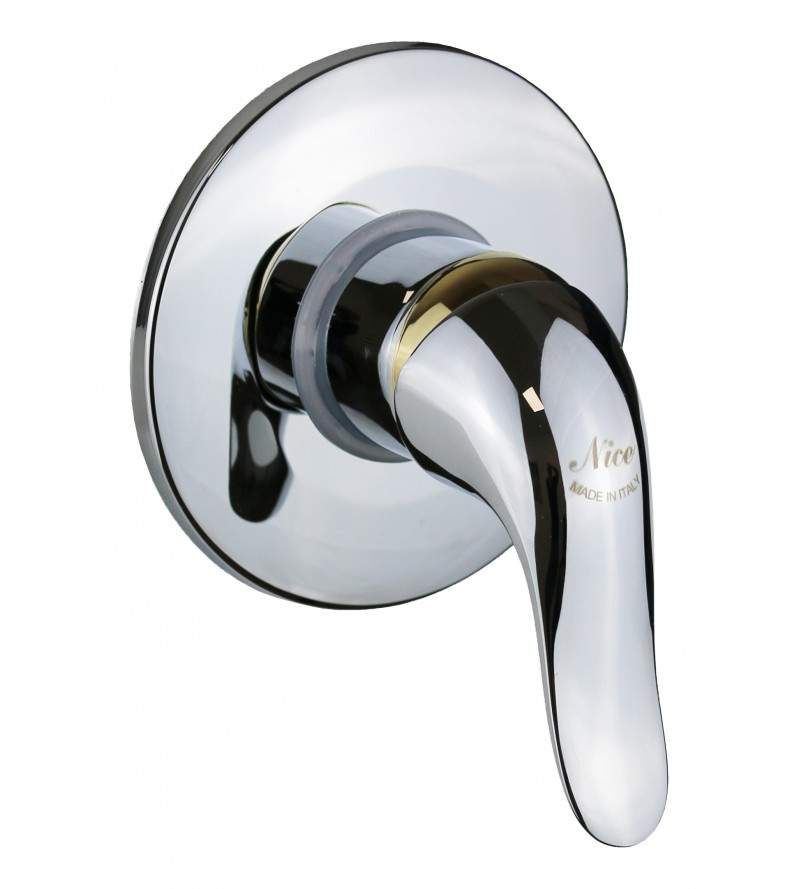 Built-in shower mixer with 1 outlet, chrome-gold colour Nice Wilson 2828004CRO
