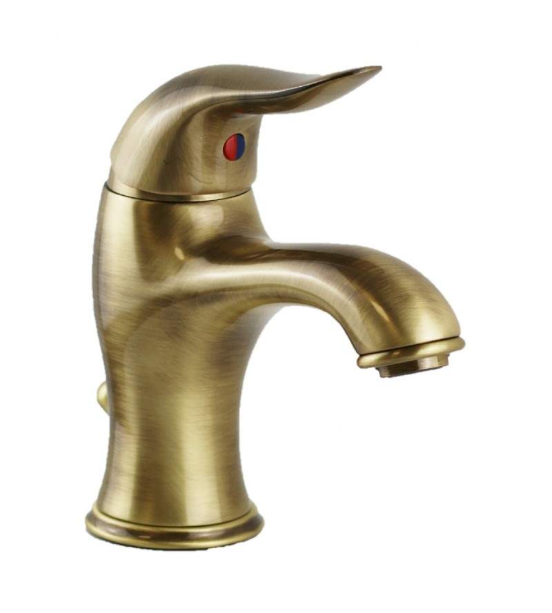 Miscelatore lavabo in stile vintage in colore bronzo antico Nice Wilson 28280017B
