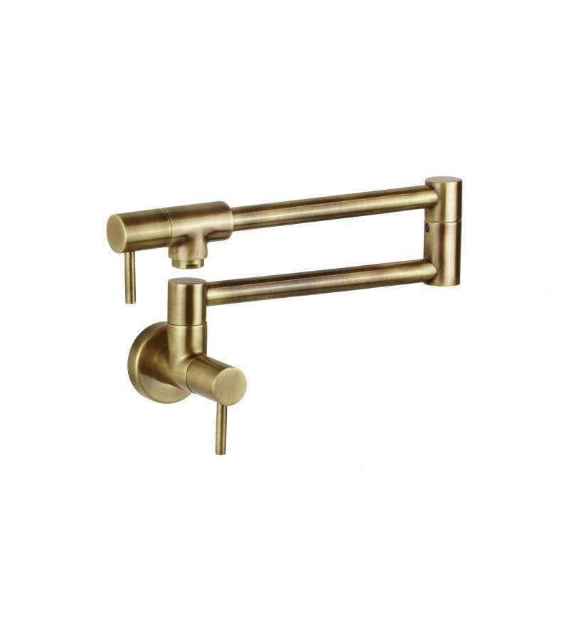 Jointed pot filler tap in bronze colour Nice 290031B