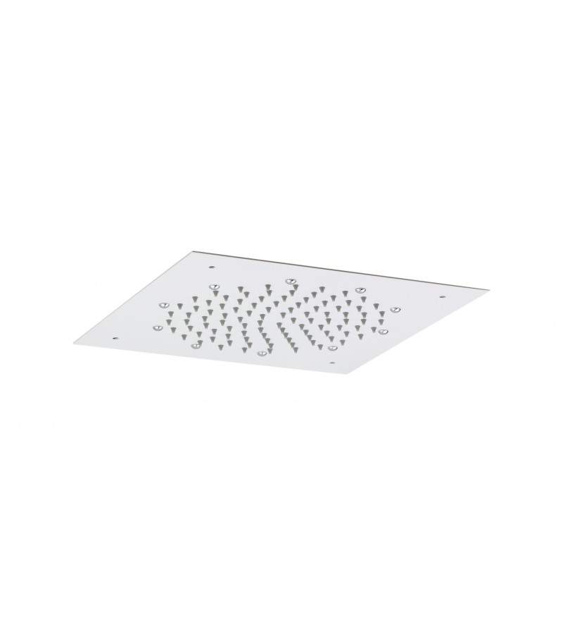 Matt white recessed ceiling shower head Pollini Acqua Design MARTE SD4960303BO