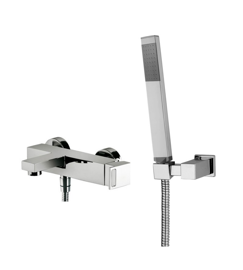 Bath/shower mixer with jointed wall bracket Paffoni EFFE EF023CR