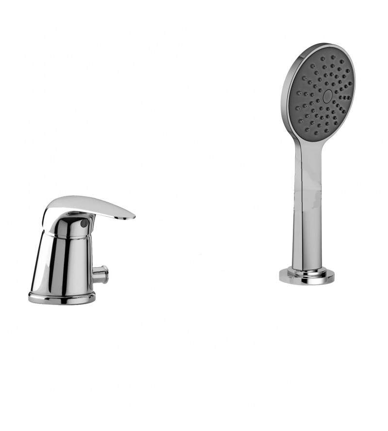 Bathtub mixer with diverter and shower set Paffoni DU041CR