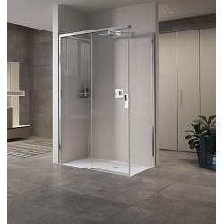 Cabine de douche avec porte...
