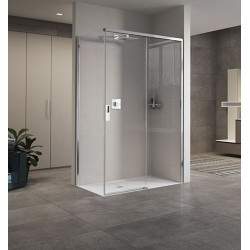 Shower enclosure with 120...