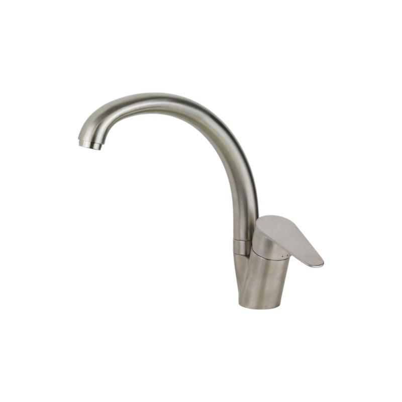 Traditional kitchen mixer tap in AISI 304 stainless steel VE001AC