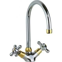 Double lever kitchen sink...