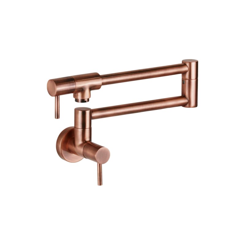 Jointed pot filler tap in copper colour Nice 290031R