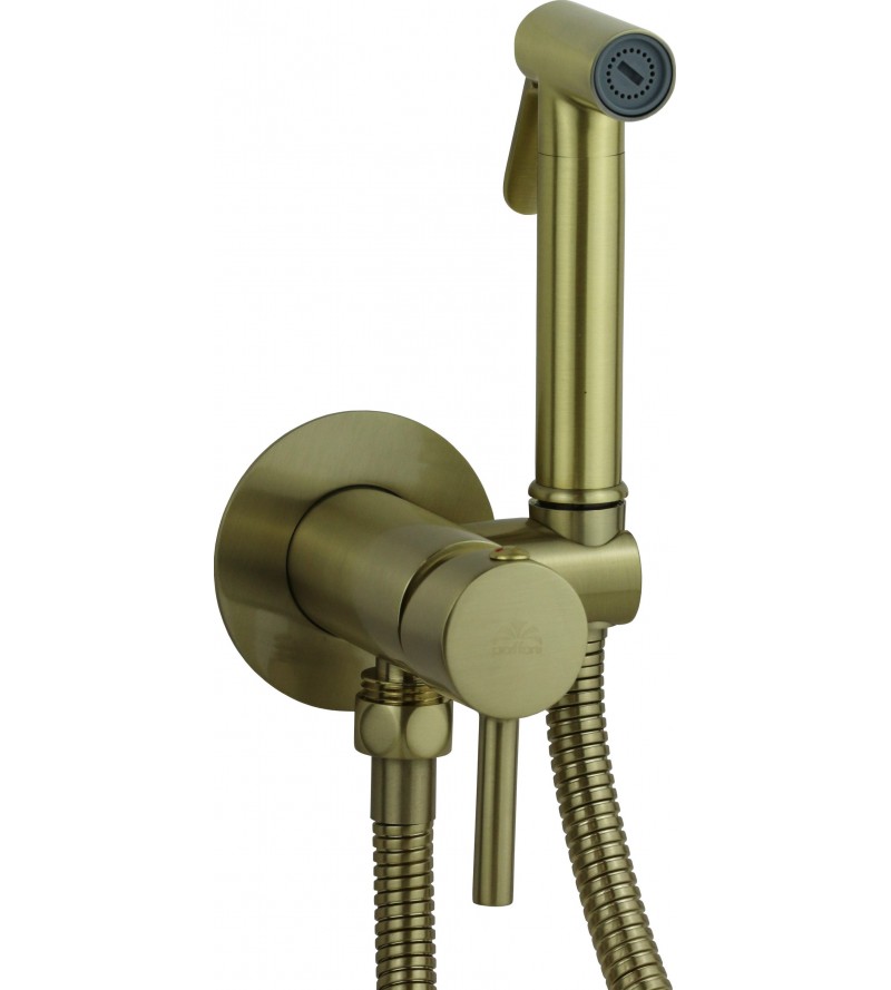 Bronze built-in bidet set with mixer and shower Paffoni ZDUP110BR