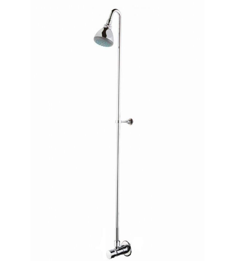 Shower column with timed single water tap and shower head MCM 900404