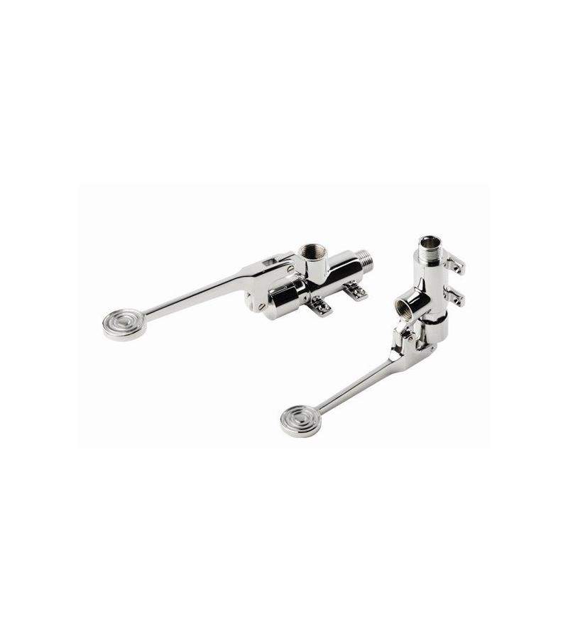 Single water temporized pedal tap for floor or wall installation MCM 905700