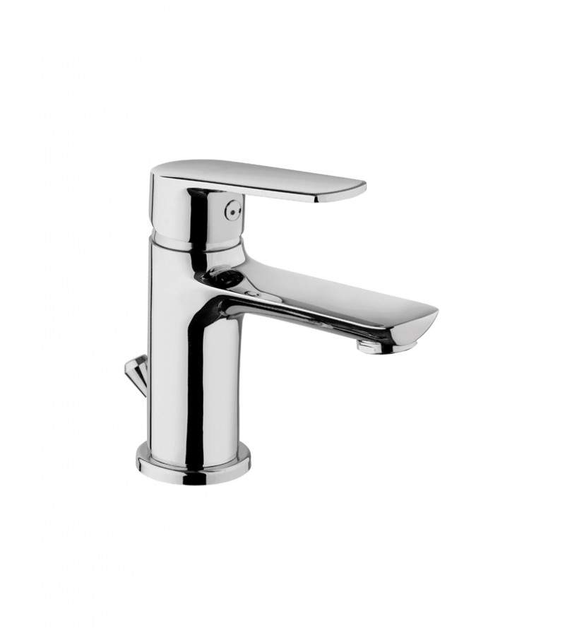 Chromed brass basin mixer complete with accessories Icrolla Funky 27428CR