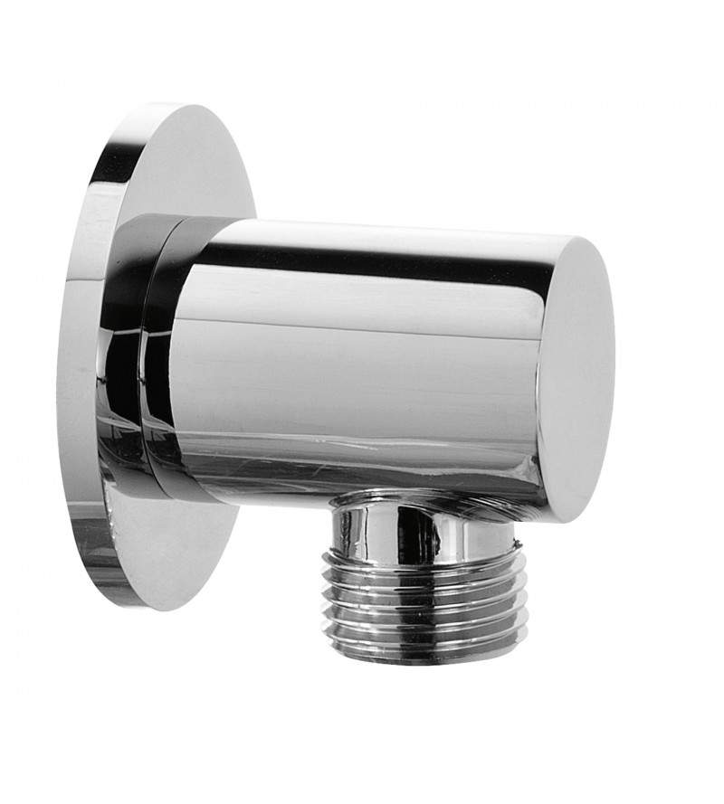 Round model water inlet connection, chrome color Mamoli 000003250121