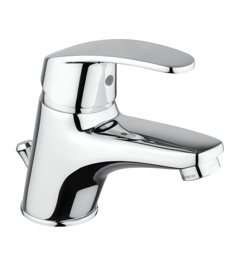 Eco basin mixer in chrome color complete for assembly Piralla Ofelia 0FE00088A22