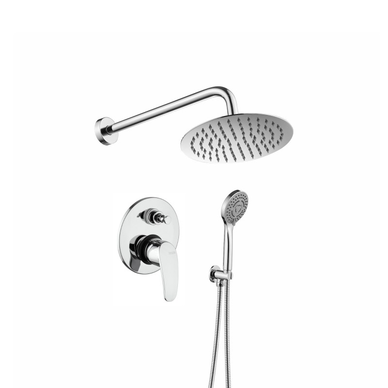 Complete shower kit with Ø20 cm shower head Piralla Ofelia KITOFELIA5CR