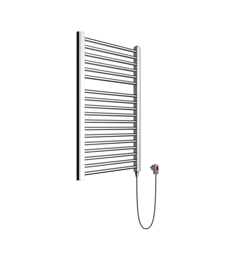 Thermo-limited chrome electric towel warmer 770 x 500 mm Ercos Tekno ASTCEF930005000770