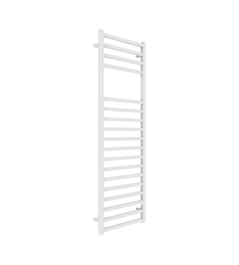 Square hydraulic towel warmer, white color 1500 x 600 mm Ercos Square ASSQAF901006001500