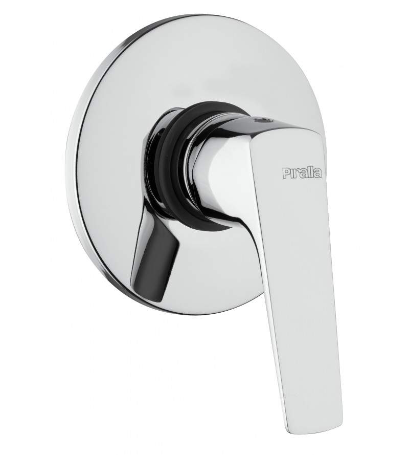 Chrome built-in shower mixer with built-in body Piralla Iceberg 0IC00410A22