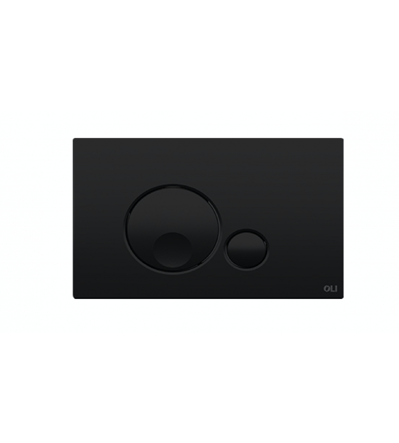 Placca di comando colore nero opaco per cassette Oli Globe OL0152952