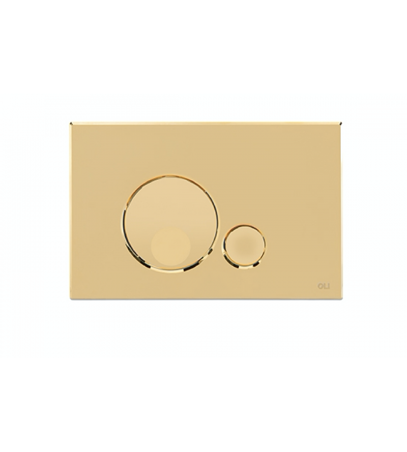 Goldfarbene Kontrollplatte für Kassetten Oli Globe OL0152954