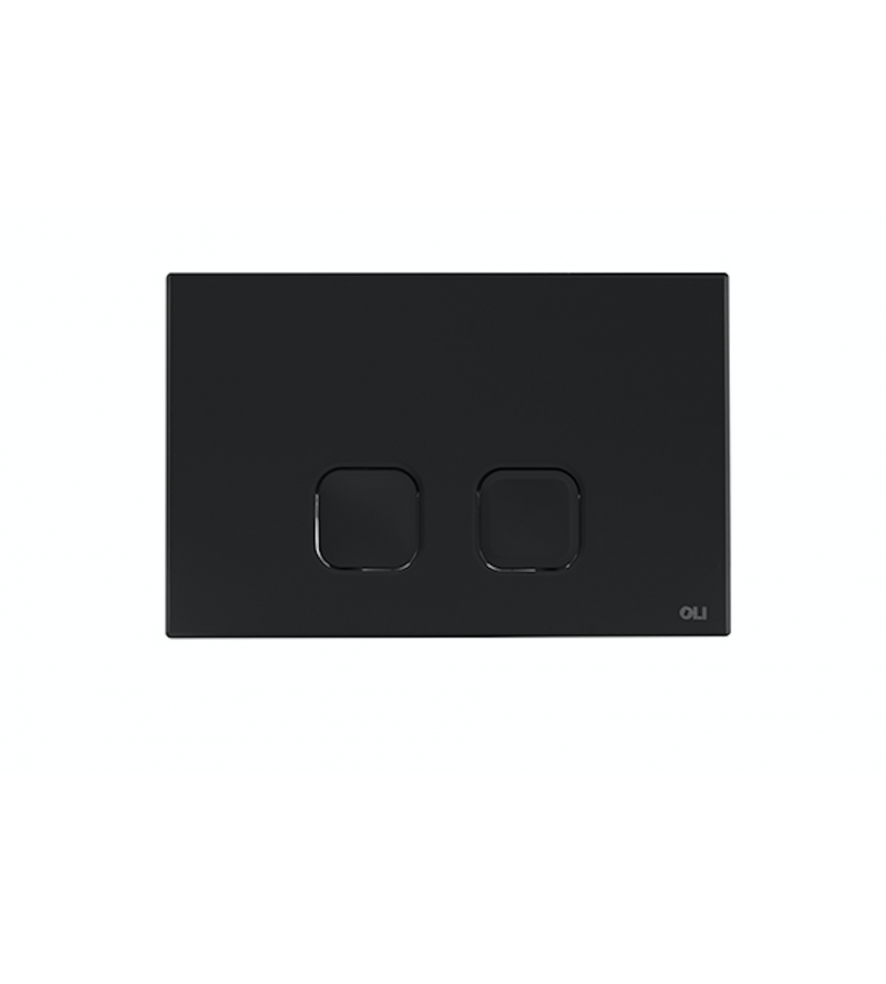 Matte black control plate for cassettes Oli Plain OL0070829