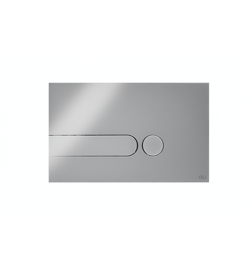 Moderne Chrom Bedienplatte für Kassetten Oli Iplate OL0670004