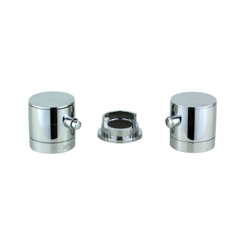Gray chrome ABS thermostatic handle kit Teorema 0196811-001