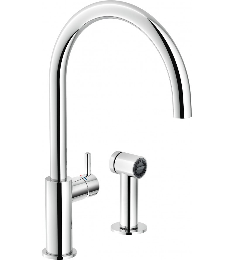 Kitchen sink mixer with pull-out shower Nobili Side CU96600CR