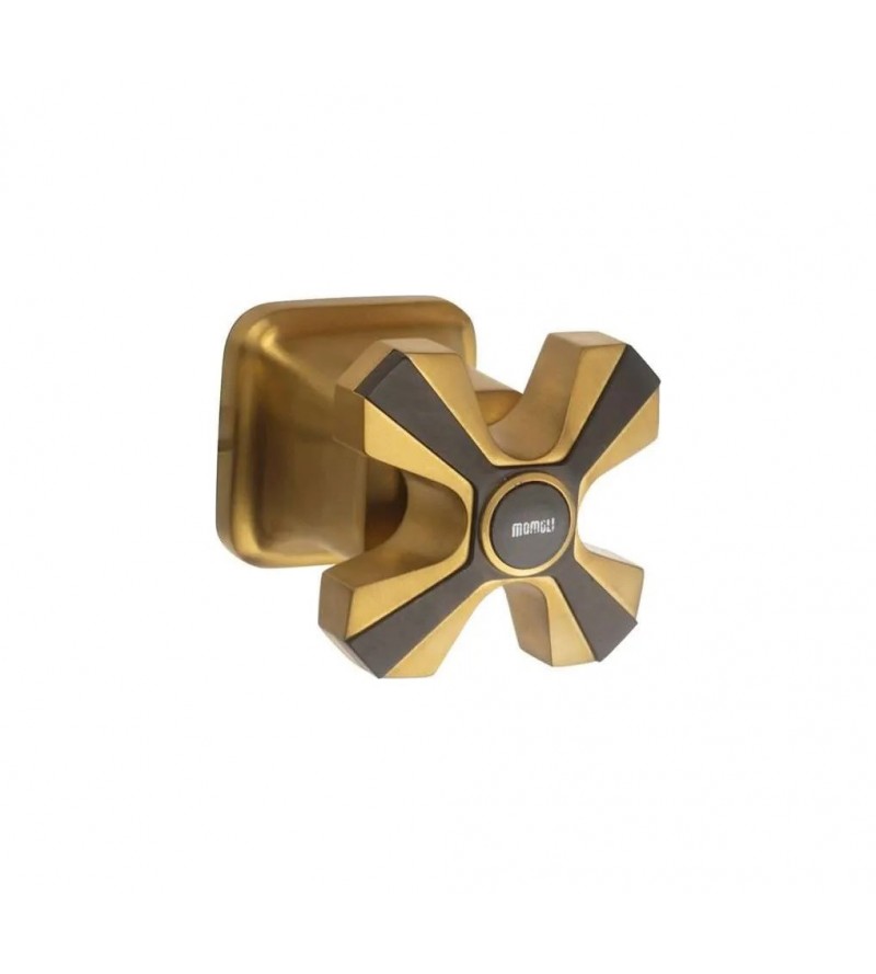 Built-in diverter 2 outlets, brushed brass color with built-in body included Mamoli 1938 24330000062G