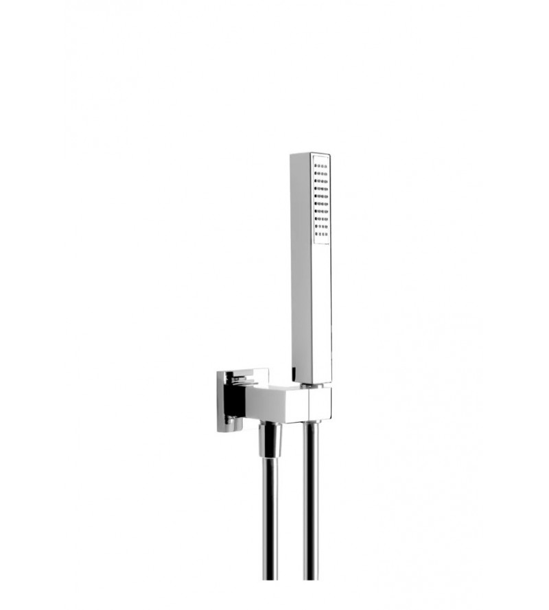 Verstellbares Duschset mit quadratischem Modell und Wasseranschluss Mamoli Mendini 0000PO400121