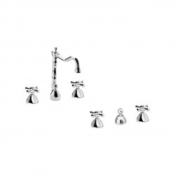 Set of three-hole taps for...