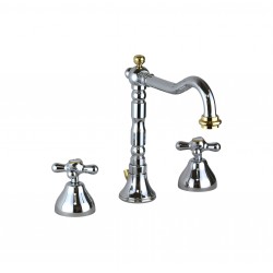 3-hole sink tap with high...