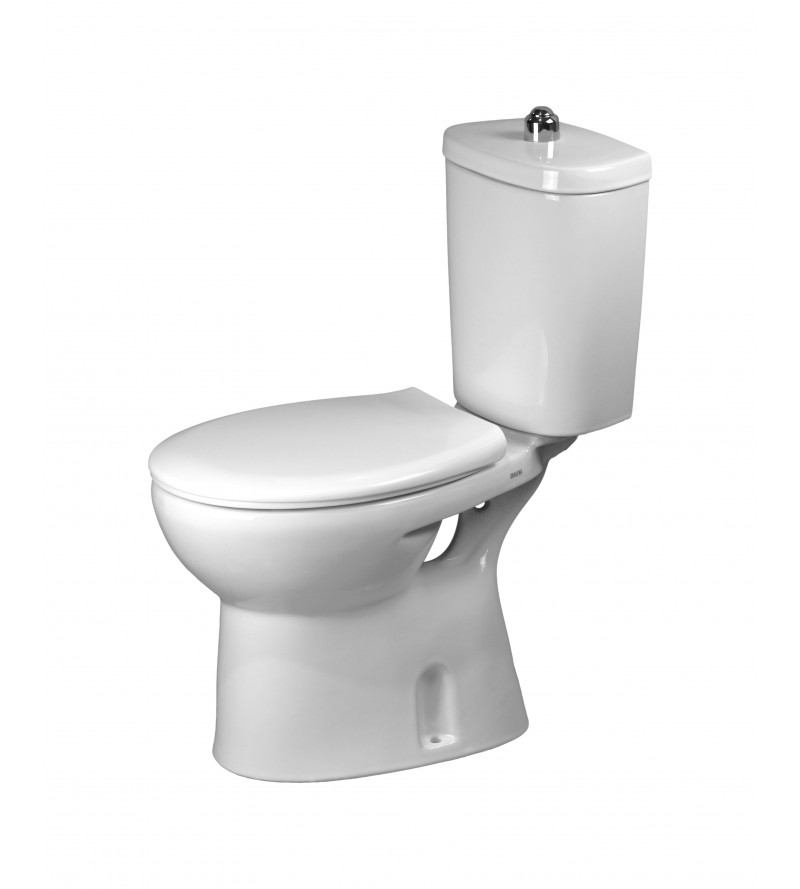 Sanitario WC monoblocco installazione a terra scarico a pavimento Easy Magic KITEASYM2