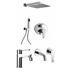 Complete bathroom set with...