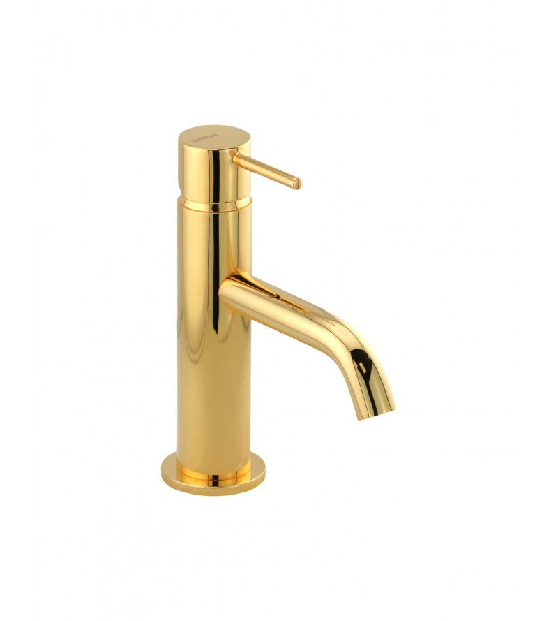 Basin mixer without waste, gold colour Gattoni Easy 2382/23D0