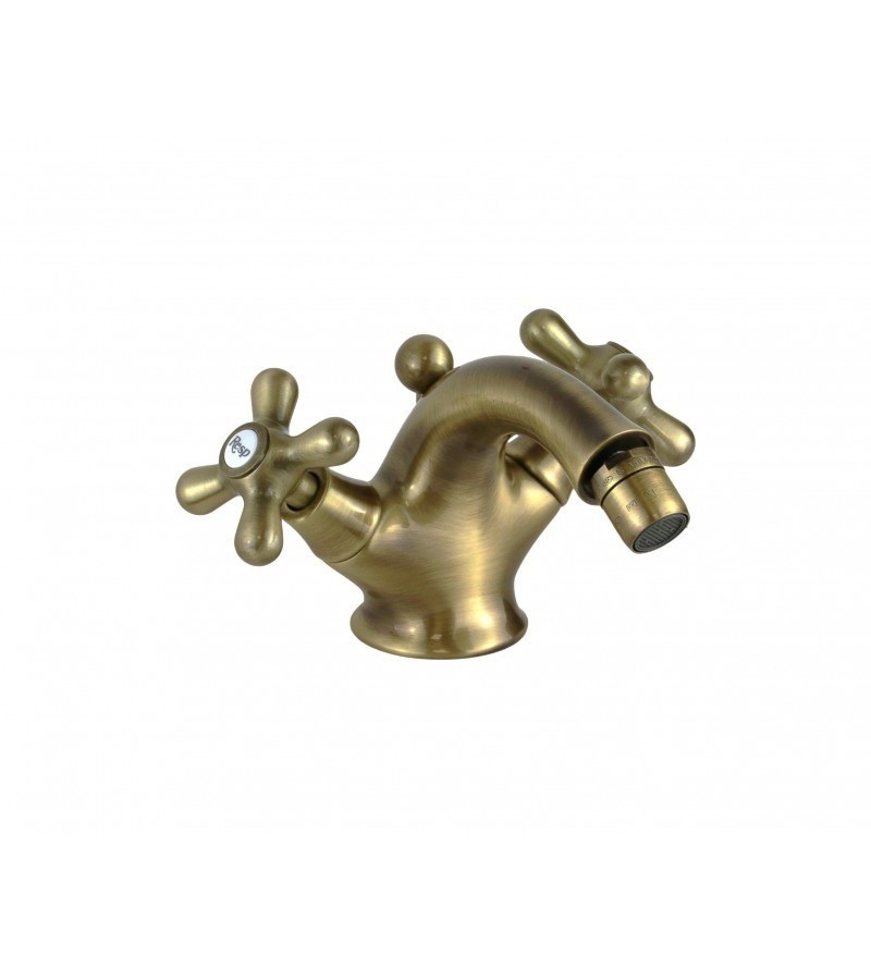 Doppelhebel-Bidethahn in Bronzefarbe Resp Old America  ART.179.195/A