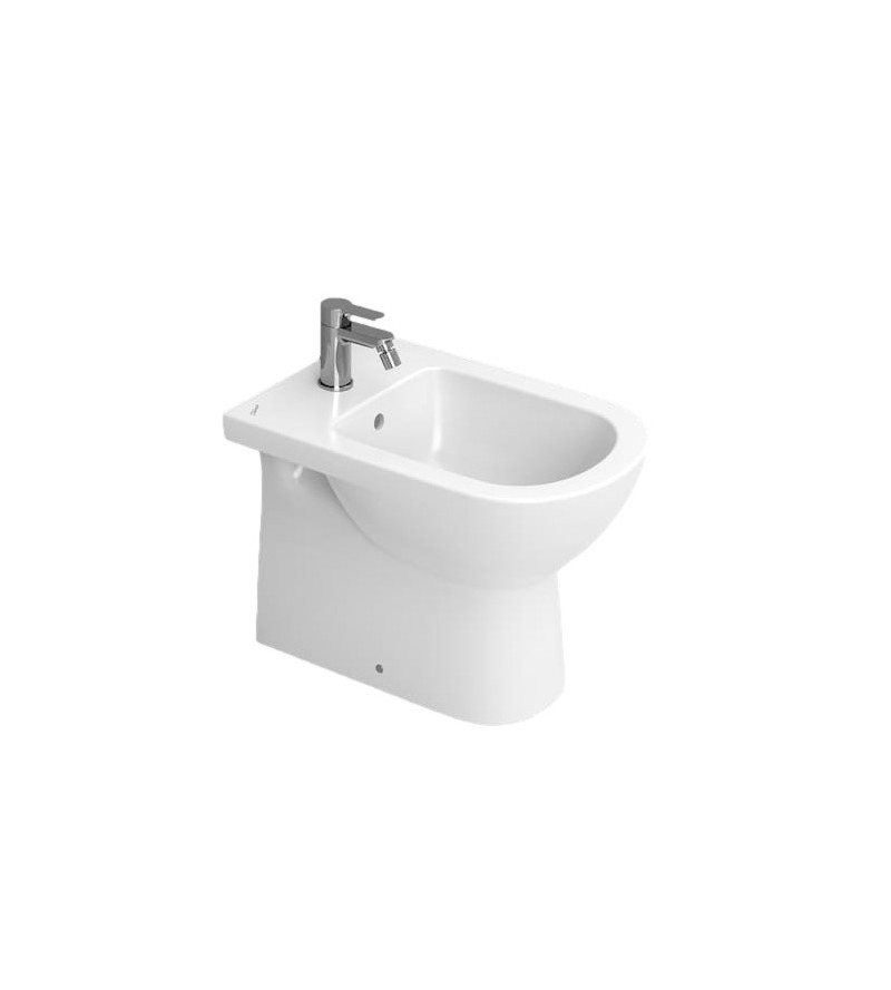 White flush-to-wall floor-mounted bidet Dolomite Gemma2 DO523501