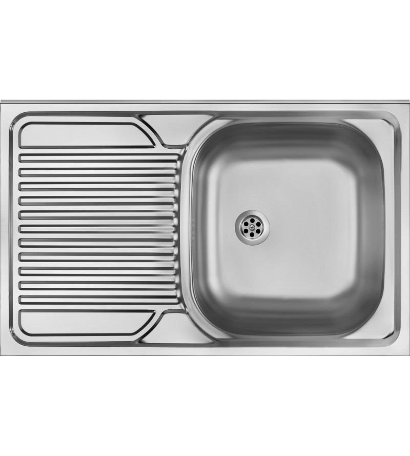 Single bowl countertop kitchen sink with left drainer Deante TANGO ZM5_011L