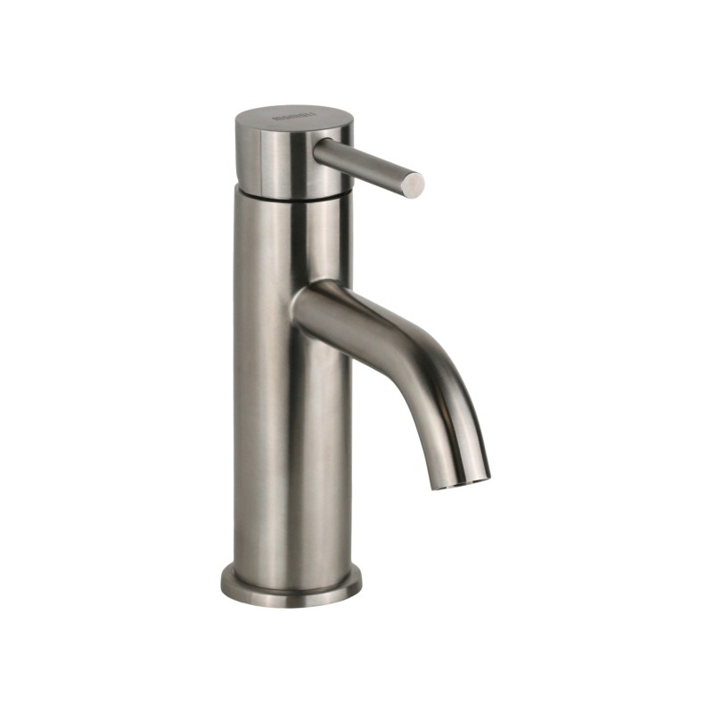 Stainless steel basin mixer without waste Mamoli Pico Inox 46130000000A