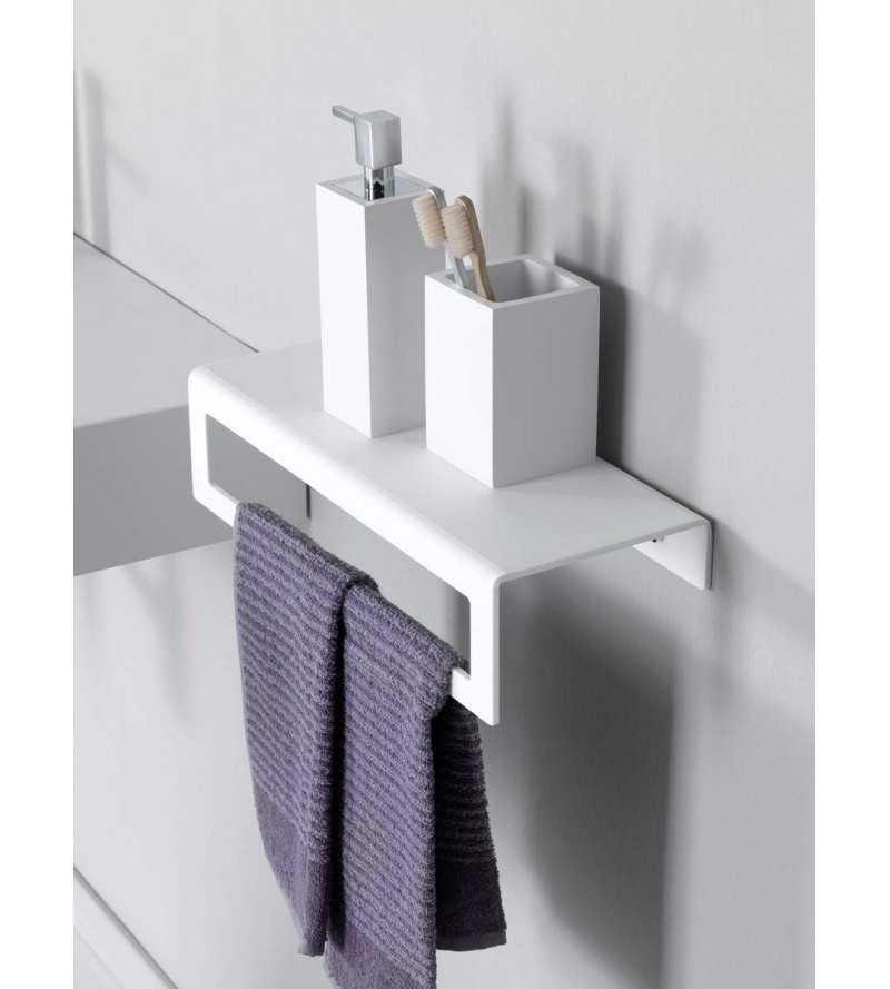 Plexiglass towel shelf length 55 cm Capannoli Plexy PE155   XQ33V